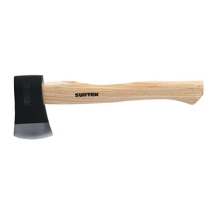 Surtek-HC 1 1/2 / HC 1 1/2 Hacha cazadora con cabeza forjada en acero con mango de madera 14", 1-1/2 lb Surtek
